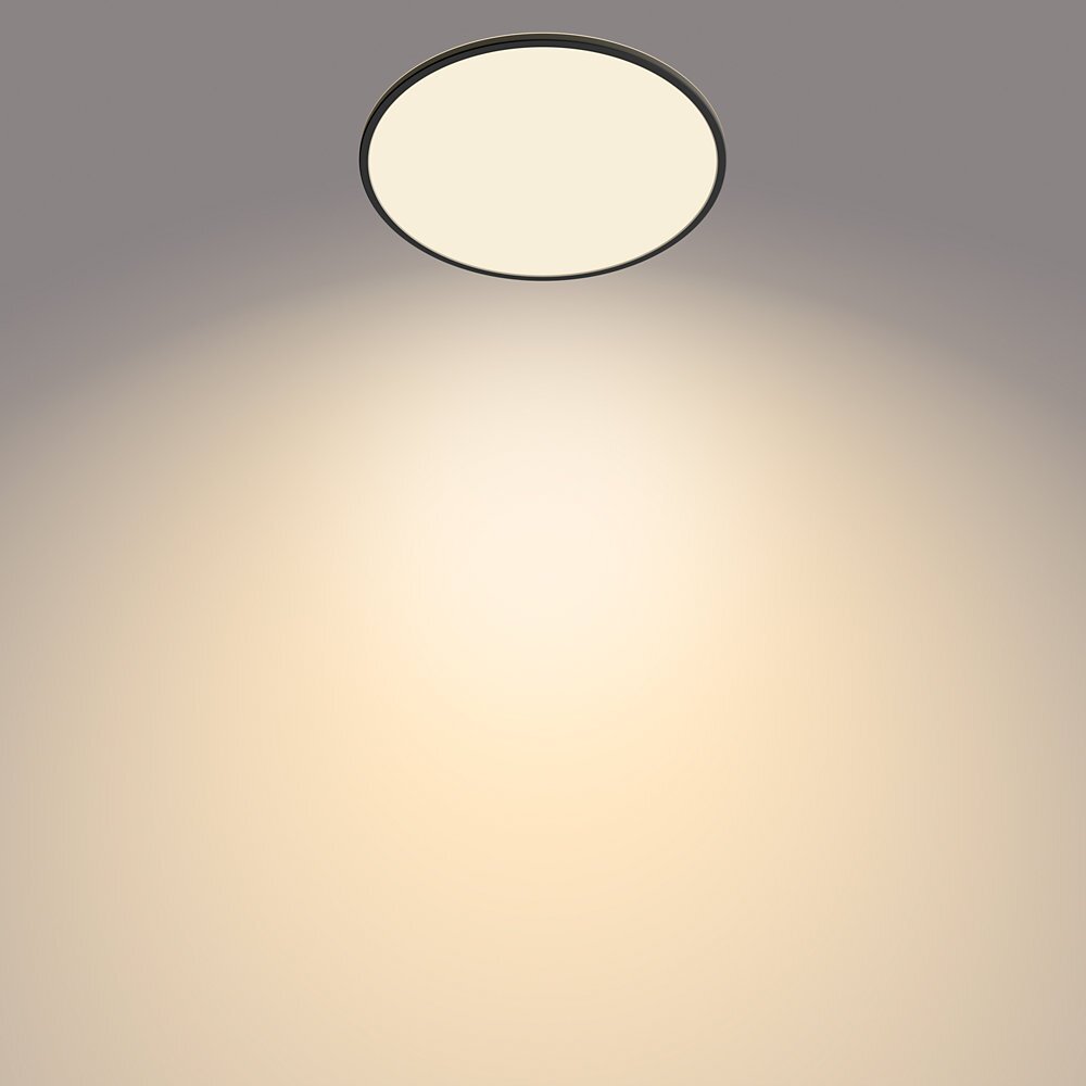 Philips Superslim CL550 Plafondpaneel LED Zwart, 1-licht