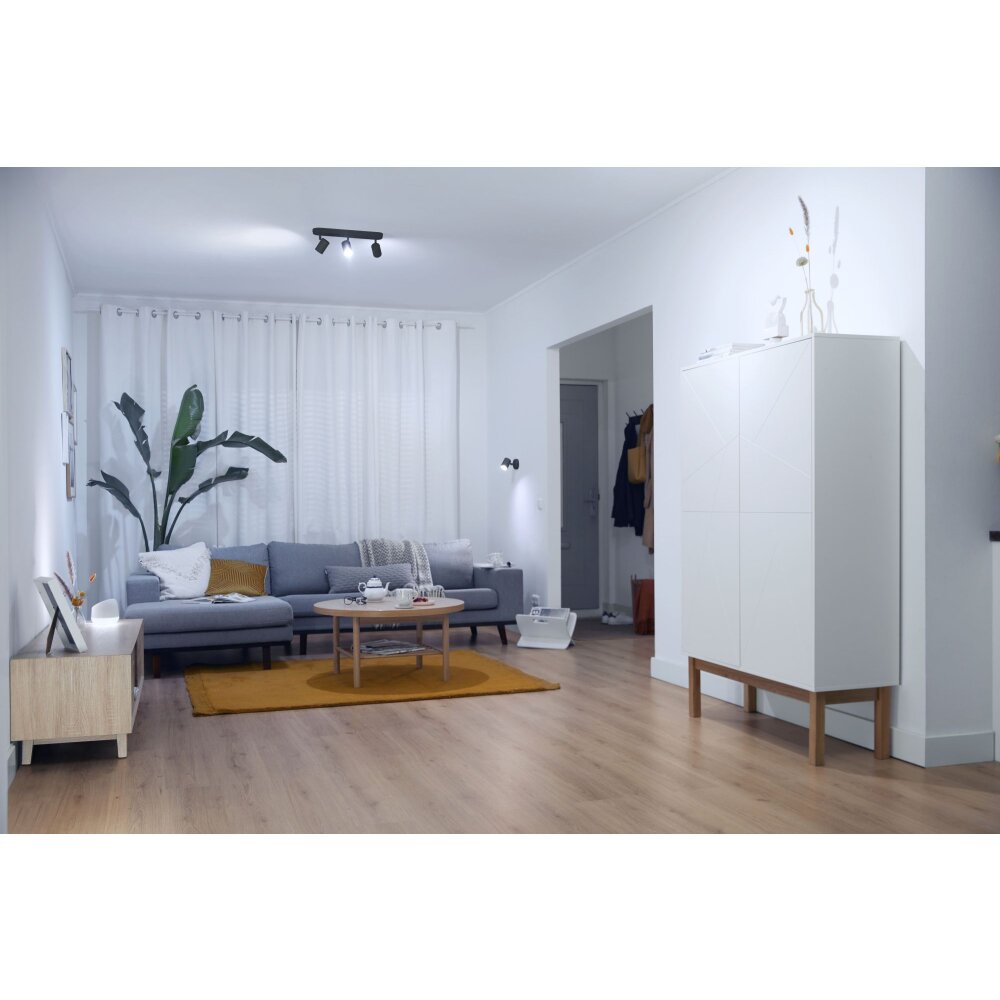 Philips WiZ IMAGEO Plafondlamp LED Zwart, 3-lichts, Kleurwisselaar main product photo