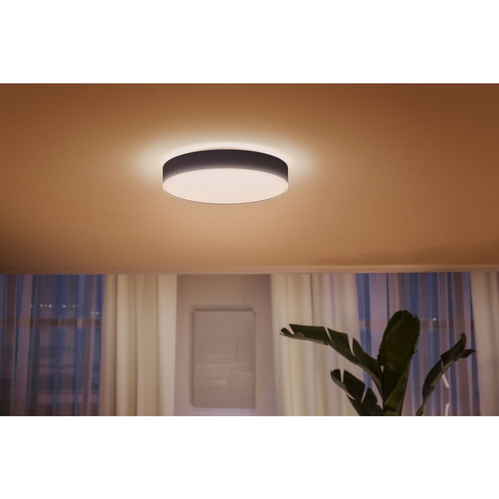 Philips Hue Enrave Plafondlamp LED Zwart, 1-licht, Afstandsbediening main product photo