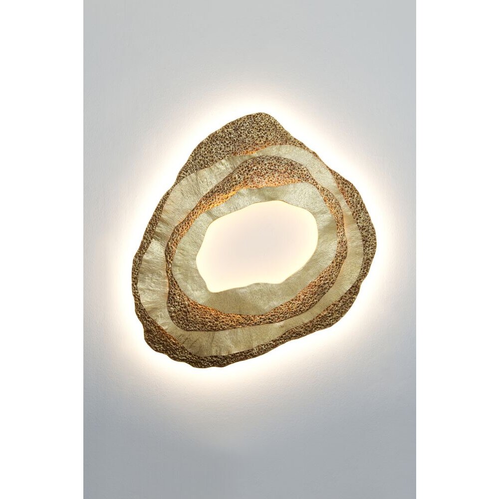 Holländer CORAL Muurlamp LED Goud, 1-licht main product photo
