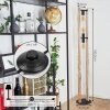 Sande Staande lamp Natuurlijke kleuren, Zwart, 3-lichts