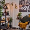 Vaurois Staande lamp Messing, Zwart, 2-lichts