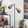 Vaurois Staande lamp Messing, Zwart, 2-lichts