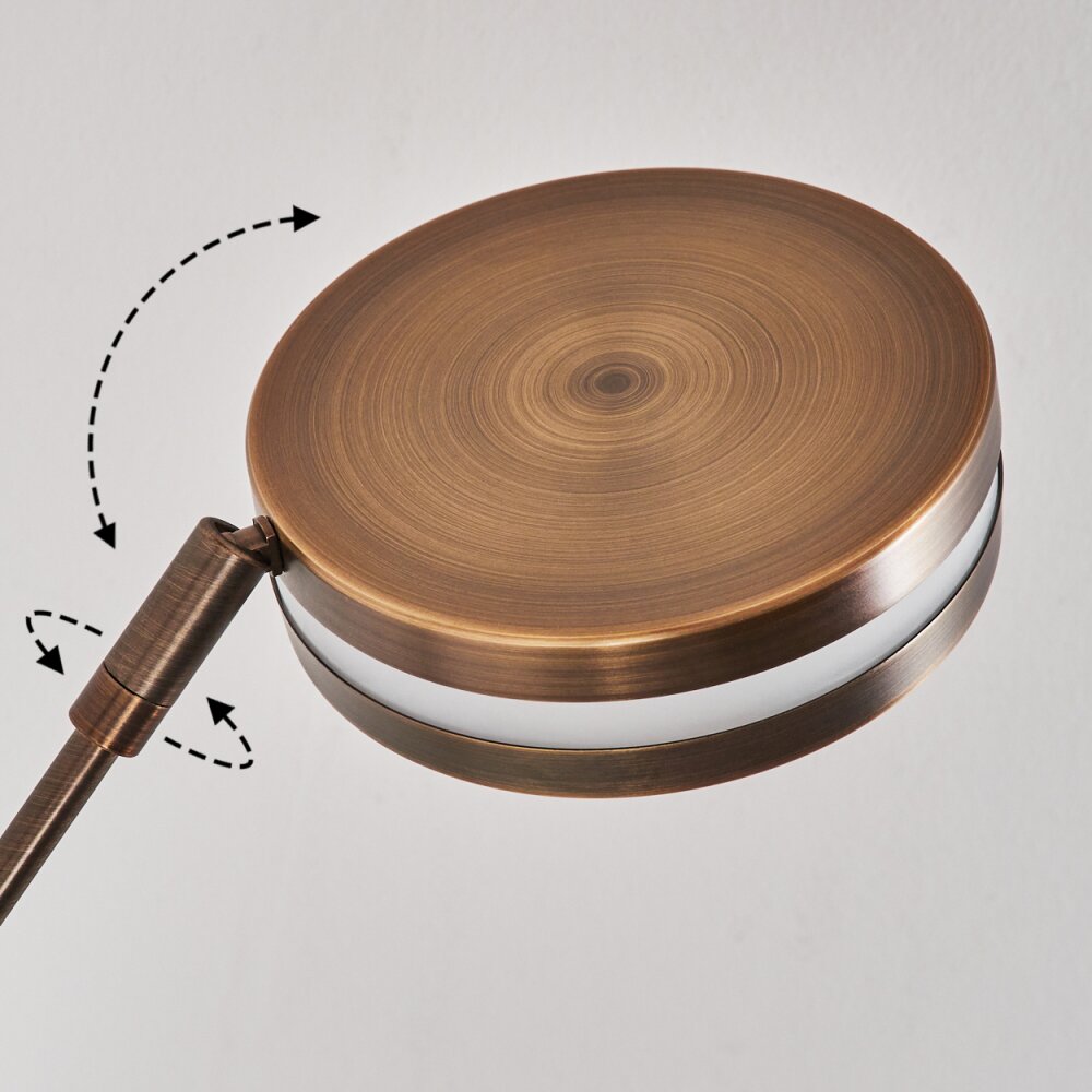 Huallilemu Uplighter LED Oud messing, 2-lichts