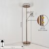 Huallilemu Uplighter LED Oud messing, 2-lichts