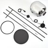 Arieux Staande lamp Zwart, 1-licht