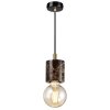 Nordlux SIV Hanger Marmer kleur, Zwart, 1-licht