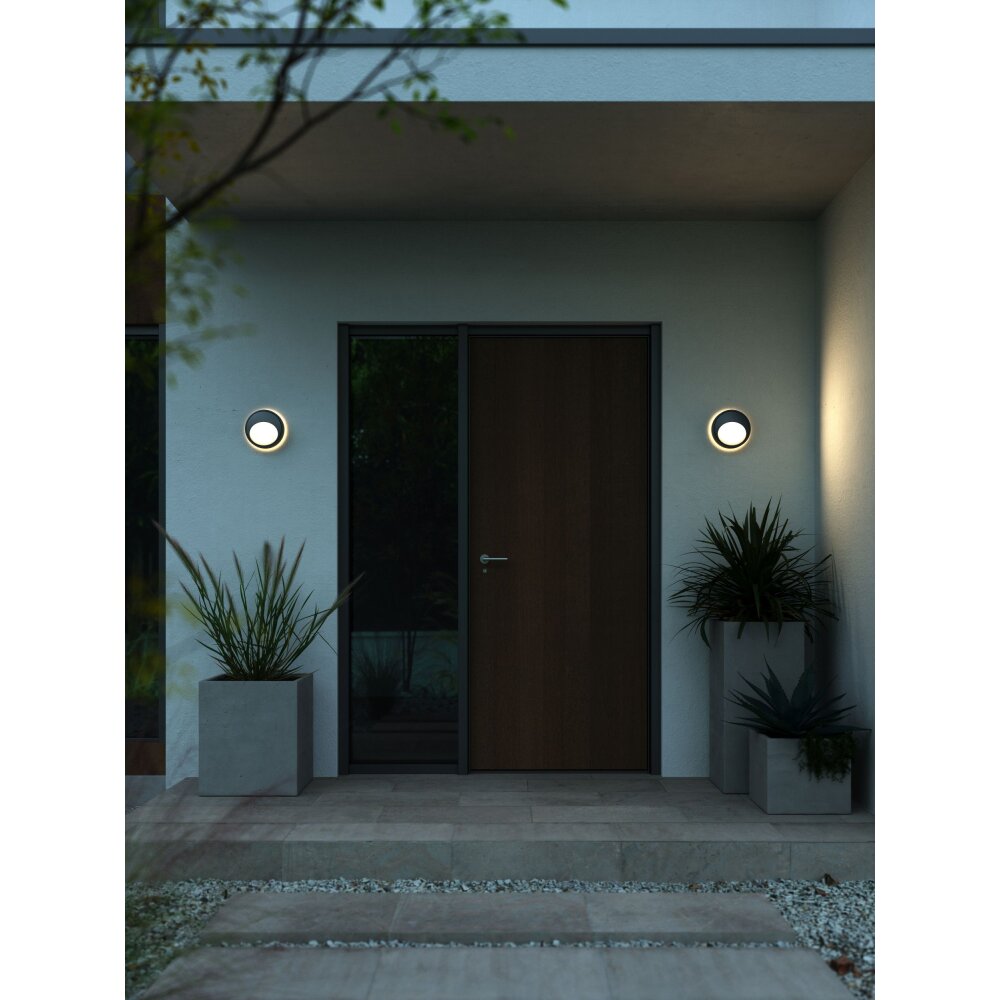 Nordlux OLIVER Buiten muurverlichting LED Zwart, 1-licht main product photo