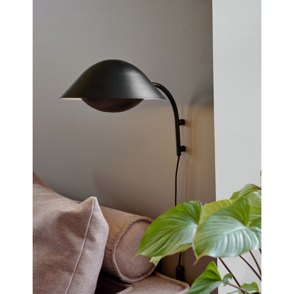 Nordlux FREYA Muurlamp Zwart, 1-licht main product photo