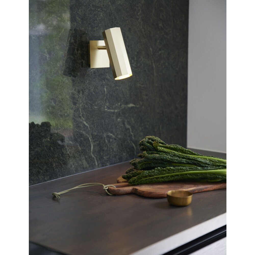 Nordlux ALANIS Muurlamp Messing, 1-licht main product photo