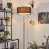 Murteirinha Staande lamp Nikkel mat, Zwart, 2-lichts