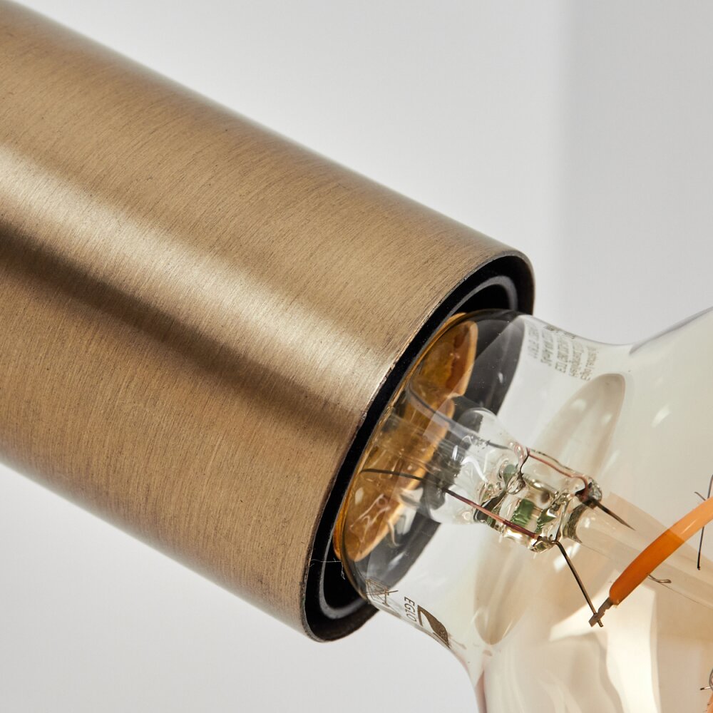 Laharie Muurlamp Oud messing, Zwart, 2-lichts
