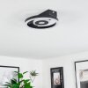 Canhoso Plafondlamp LED Zwart, 1-licht