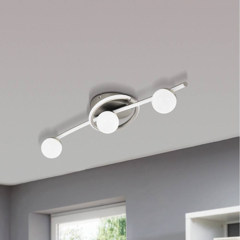 Eglo AQUINO Plafondlamp LED Nikkel mat, 4-lichts main product photo