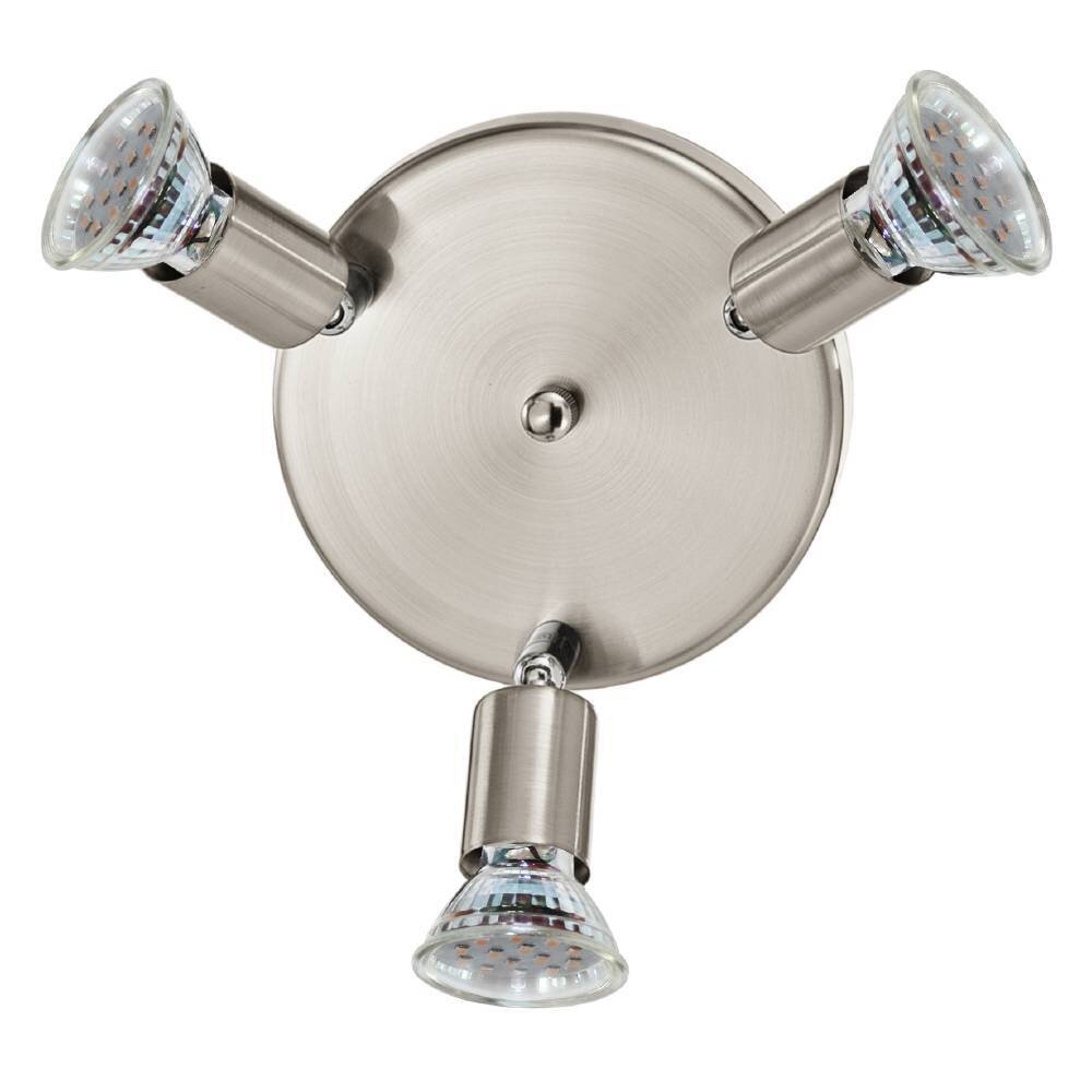 Eglo MINI Plafondlamp LED Nikkel mat, 3-lichts main product photo