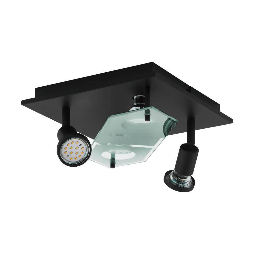 Eglo CABO Plafondlamp LED Zwart, 4-lichts main product photo