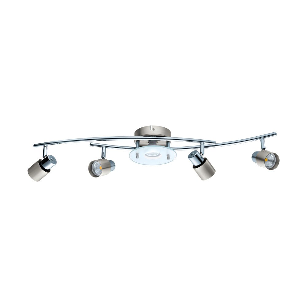 Eglo VALLIDA-SD Plafondlamp LED Chroom, Nikkel mat, 5-lichts main product photo