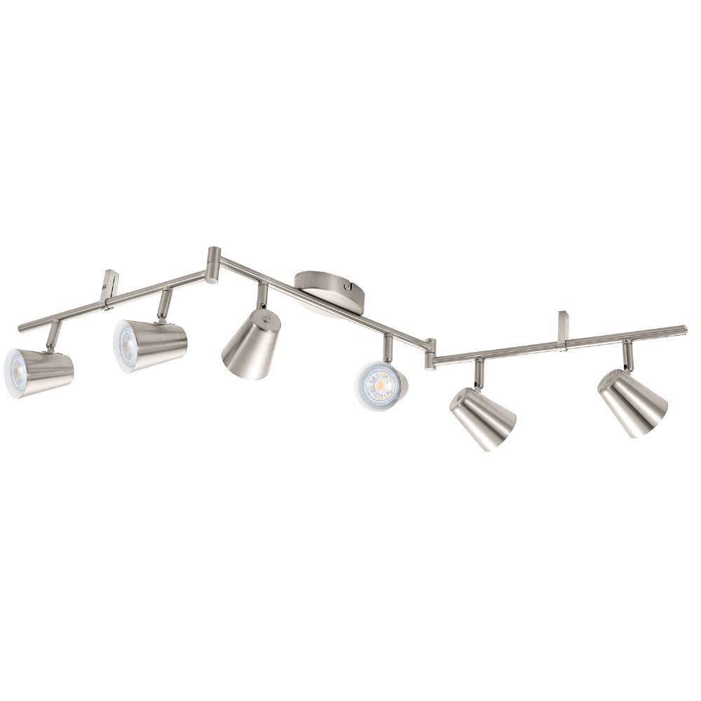 Eglo TRAVALE Plafondlamp LED Nikkel mat, 6-lichts main product photo