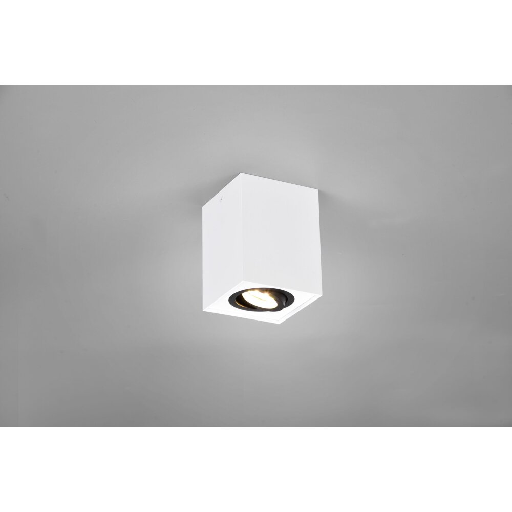Trio Cookie Plafondlamp Zwart, Wit, 1-licht main product photo
