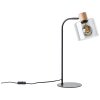 Brilliant Weald Tafellamp Hout licht, Zwart, 1-licht