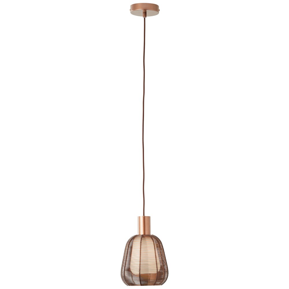 Brilliant Wallace Hanglamp Mokka, 1-licht main product photo