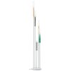 Brilliant Inez Staande lamp LED Zilver, 5-lichts
