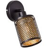 Brilliant Cheval Muurlamp Zwart, 1-licht