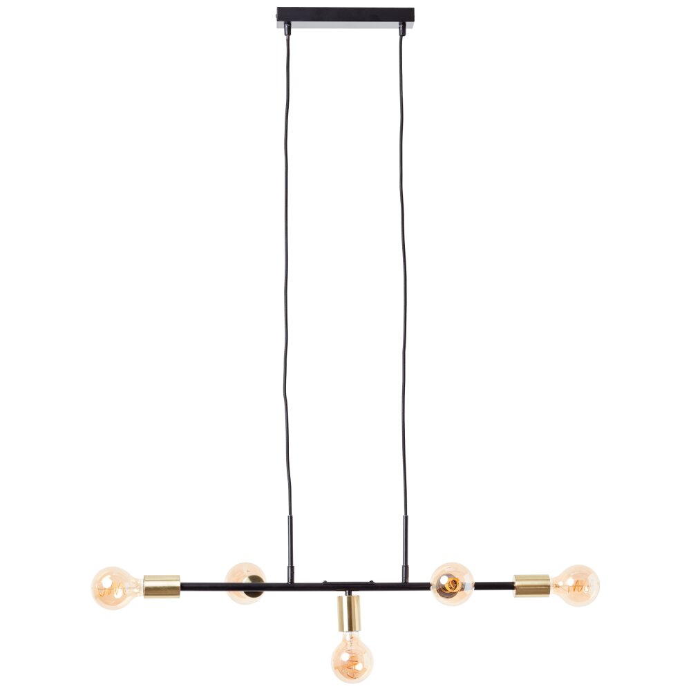 Brilliant Skylab Hanglamp Goud, Zwart, 5-lichts