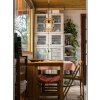 Globo VERNON Hanger Bruin, Natuurlijke kleuren, Zwart, 1-licht