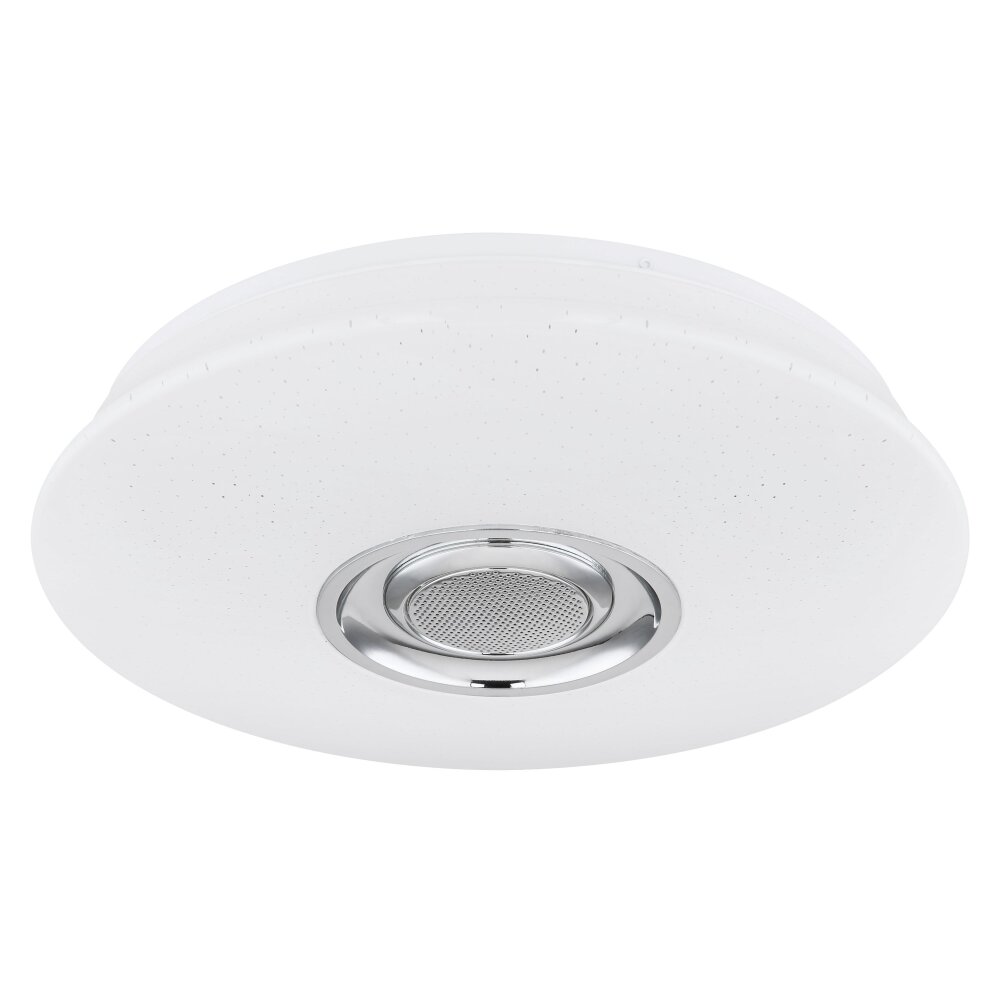 Globo DUNNY Plafondlamp LED Wit, 1-licht, Afstandsbediening, Kleurwisselaar