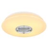 Globo DUNNY Plafondlamp LED Wit, 1-licht, Afstandsbediening, Kleurwisselaar