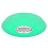 Globo DUNNY Plafondlamp LED Wit, 1-licht, Afstandsbediening, Kleurwisselaar