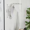 Sanguedo Muurlamp LED Chroom, Wit, 1-licht
