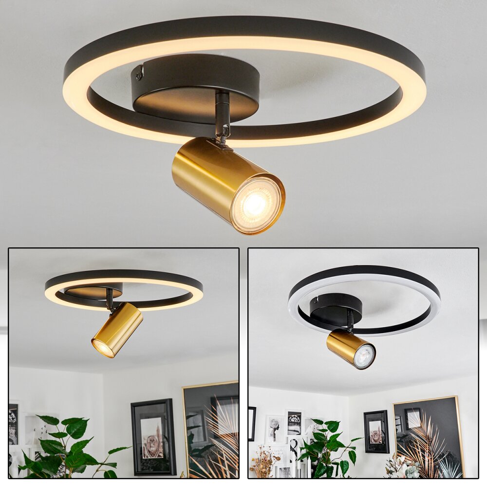 Reboleiro Plafondlamp LED Zwart, 2-lichts main product photo