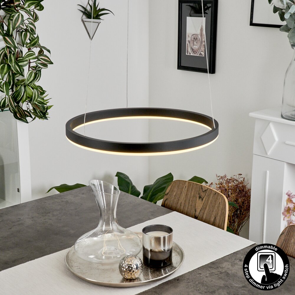 Barril Hanger LED Zwart, 1-licht main product photo