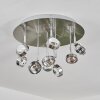 Fernandaires Plafondlamp LED Nikkel mat, 18-lichts