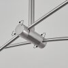 Fernandaires Plafondlamp LED Nikkel mat, 8-lichts