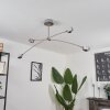 Fernandaires Plafondlamp LED Nikkel mat, 8-lichts