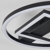 Canhoso Plafondlamp LED Zwart, 1-licht