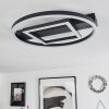 Canhoso Plafondlamp LED Zwart, 1-licht
