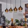 Benagil Hanglamp Zwart, 4-lichts