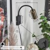 Javel Muurlamp Zwart, 1-licht