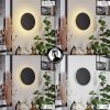 Guadramil Muurlamp LED Zwart, 1-licht