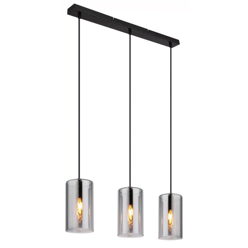 Globo OLLY Hanger Zwart, 3-lichts main product photo