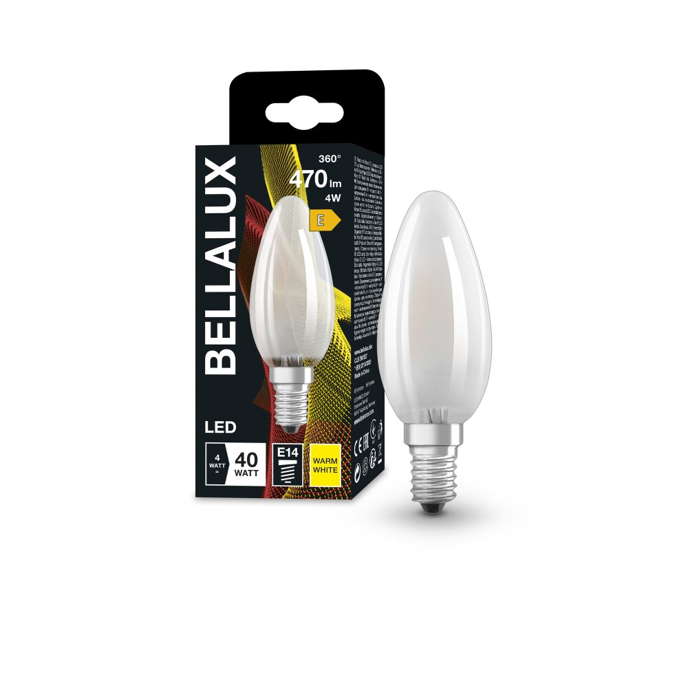 BELLALUX® LED E14 4 Watt 2700 Kelvin 470 Lumen main product photo