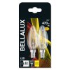 BELLALUX® Set van 2 LED E14 4 Watt 2700 Kelvin 470 Lumen BELLALUX® Set van 2 LED E14 4 Watt 2700 Kelvin 470 Lumen