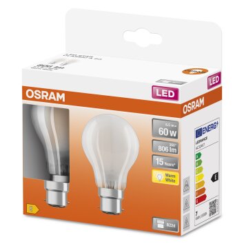 OSRAM LED Retrofit Set van 2 E27 4 Watt 2700 Kelvin 420 Lumen OSRAM LED Retrofit Set van 2 E27 4 Watt 2700 Kelvin 420 Lumen