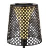 Globo SOLAR Tafellamp LED Zwart, 1-licht