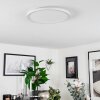 Sasinhosa Plafondpaneel LED Wit, 1-licht, Afstandsbediening