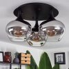 Azurara Plafondlamp Zwart, 3-lichts